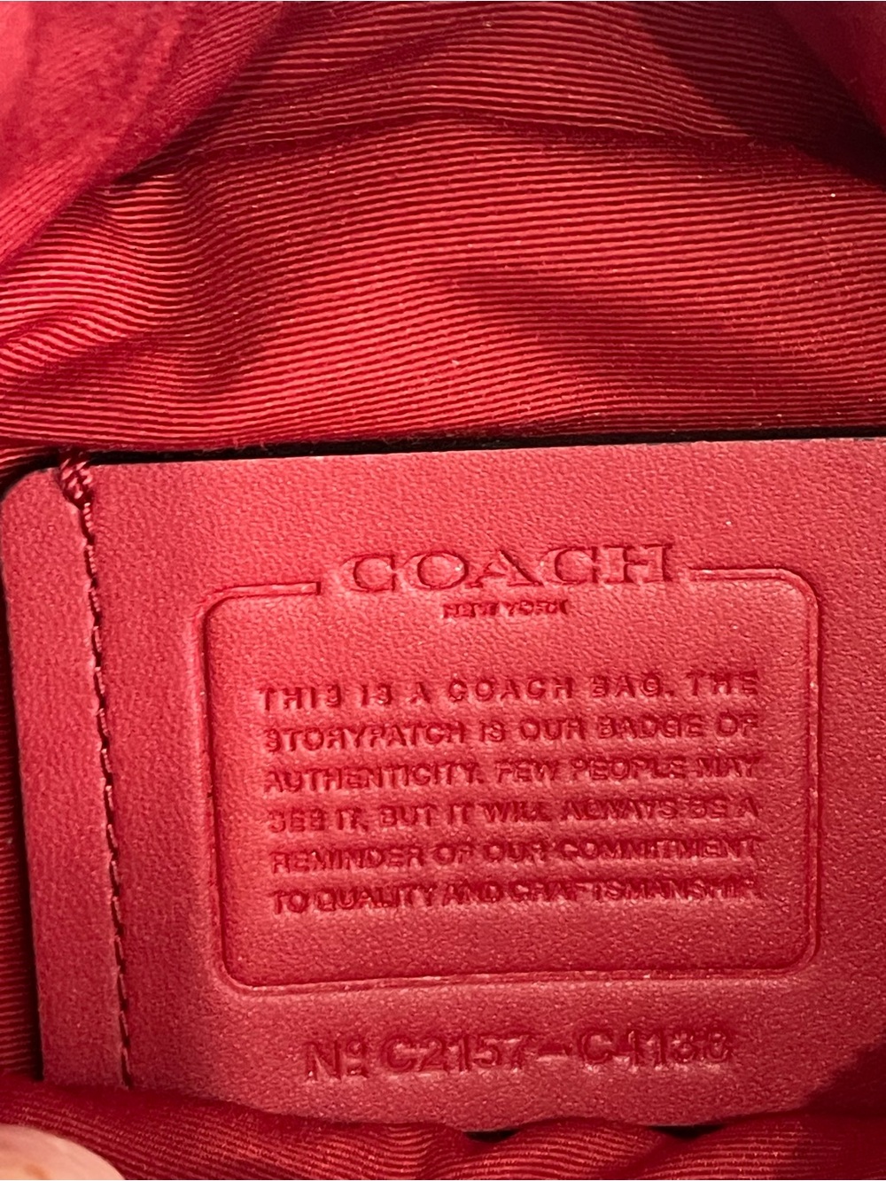 Coach Warren Mini Belt Bag in black with the Horse and Carriage dot print. - Picture 8 of 9